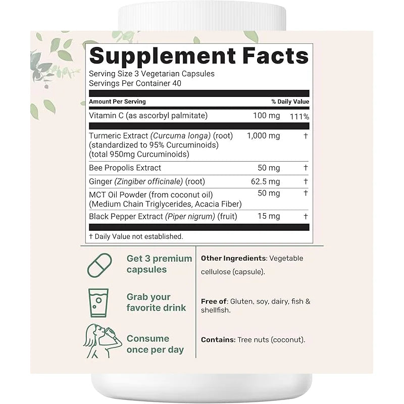 Turmeric Curcumin 95 Complex Capsules