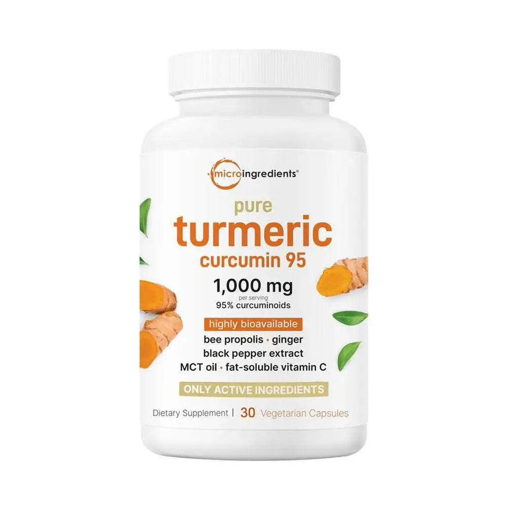 Turmeric Curcumin Capsules with Black Pepper Supports Joint Health and Flexibility Dietary Supplement Vegetarian