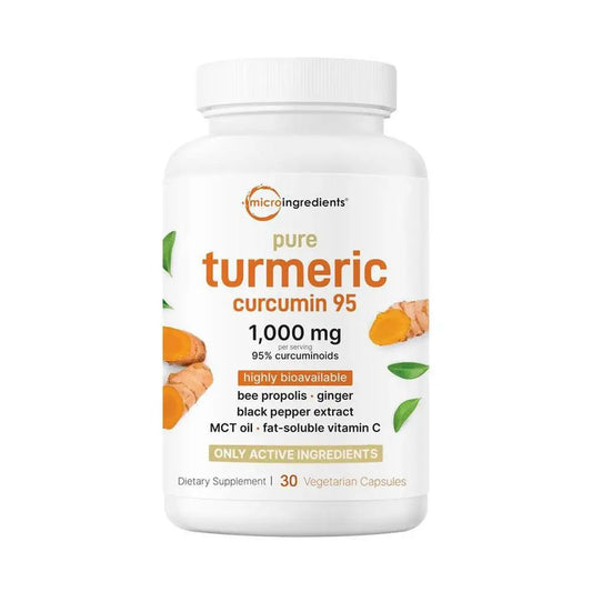 Turmeric Curcumin Capsules with Black Pepper Supports Joint Health and Flexibility Dietary Supplement Vegetarian